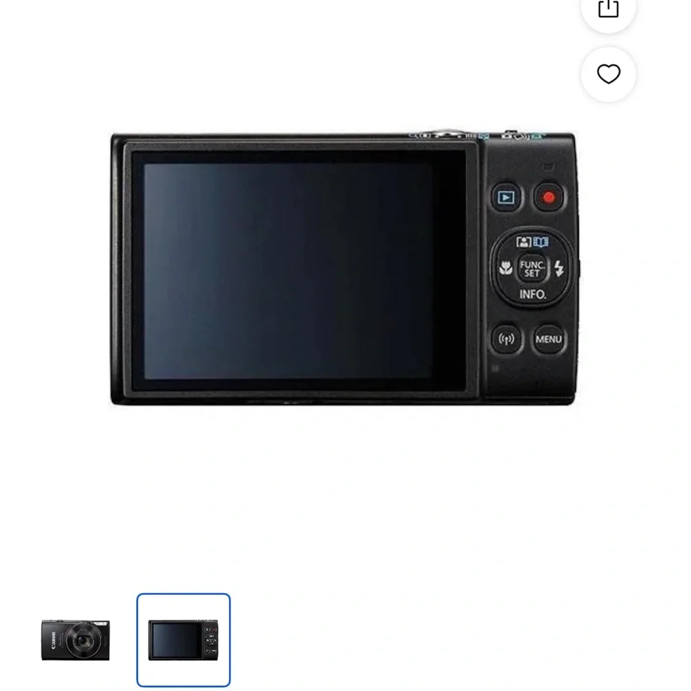 Canon PowerShot compact digital camera - Black